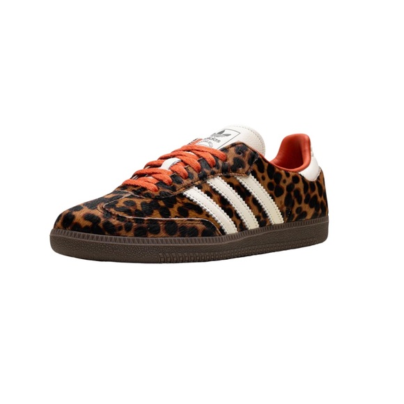 Adidas Samba OG Leopard / Cream Orange - Picture 2 of 4